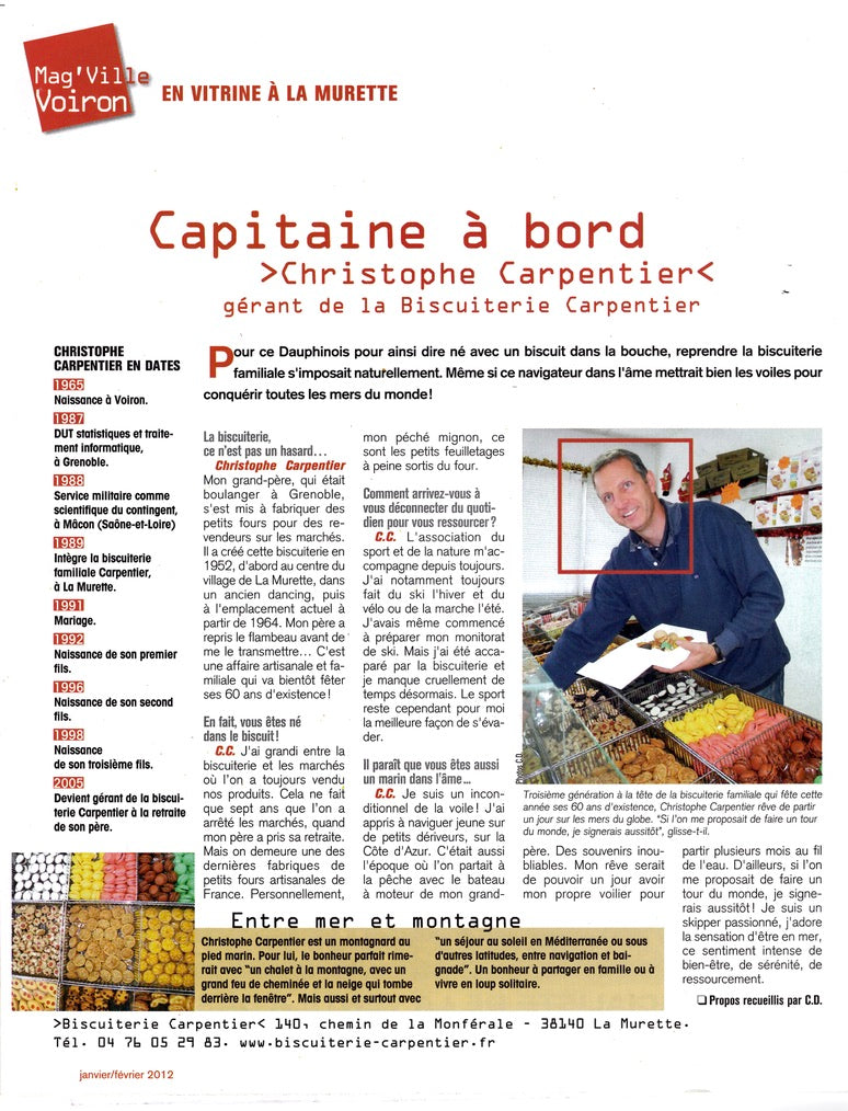 Article dans Mag'Ville Voiron - 01/2012