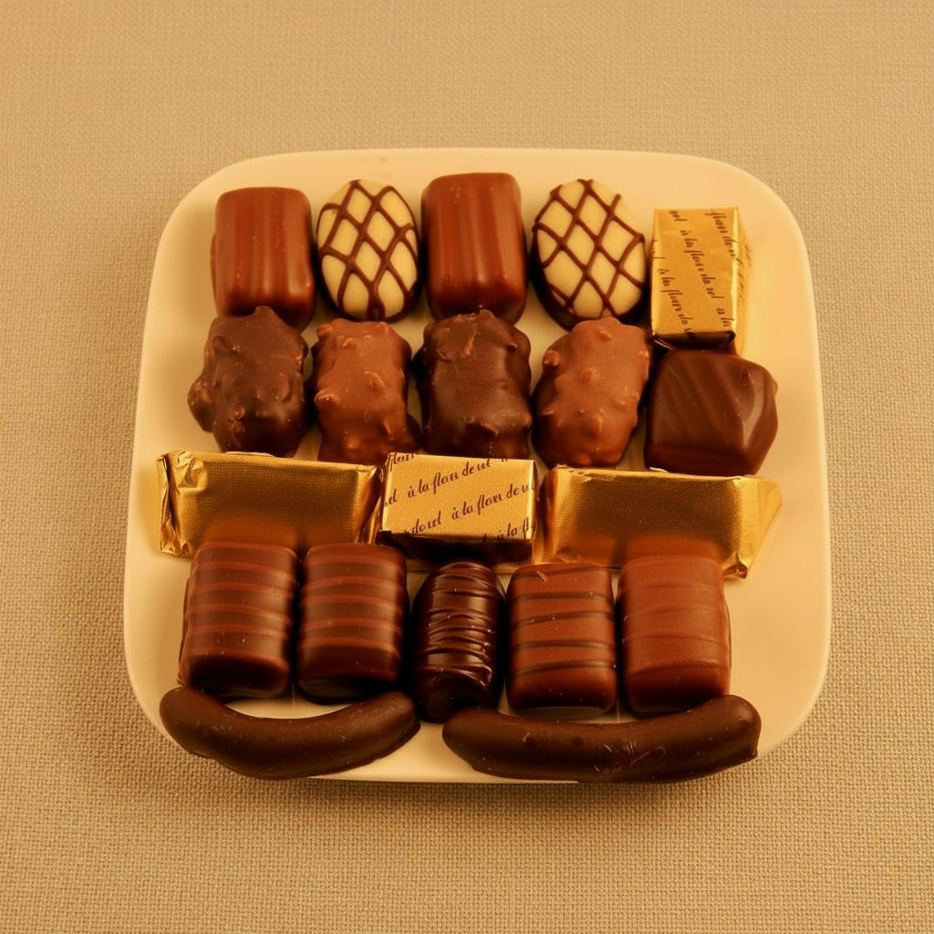 Assiette 220g de Chocolats de Noël