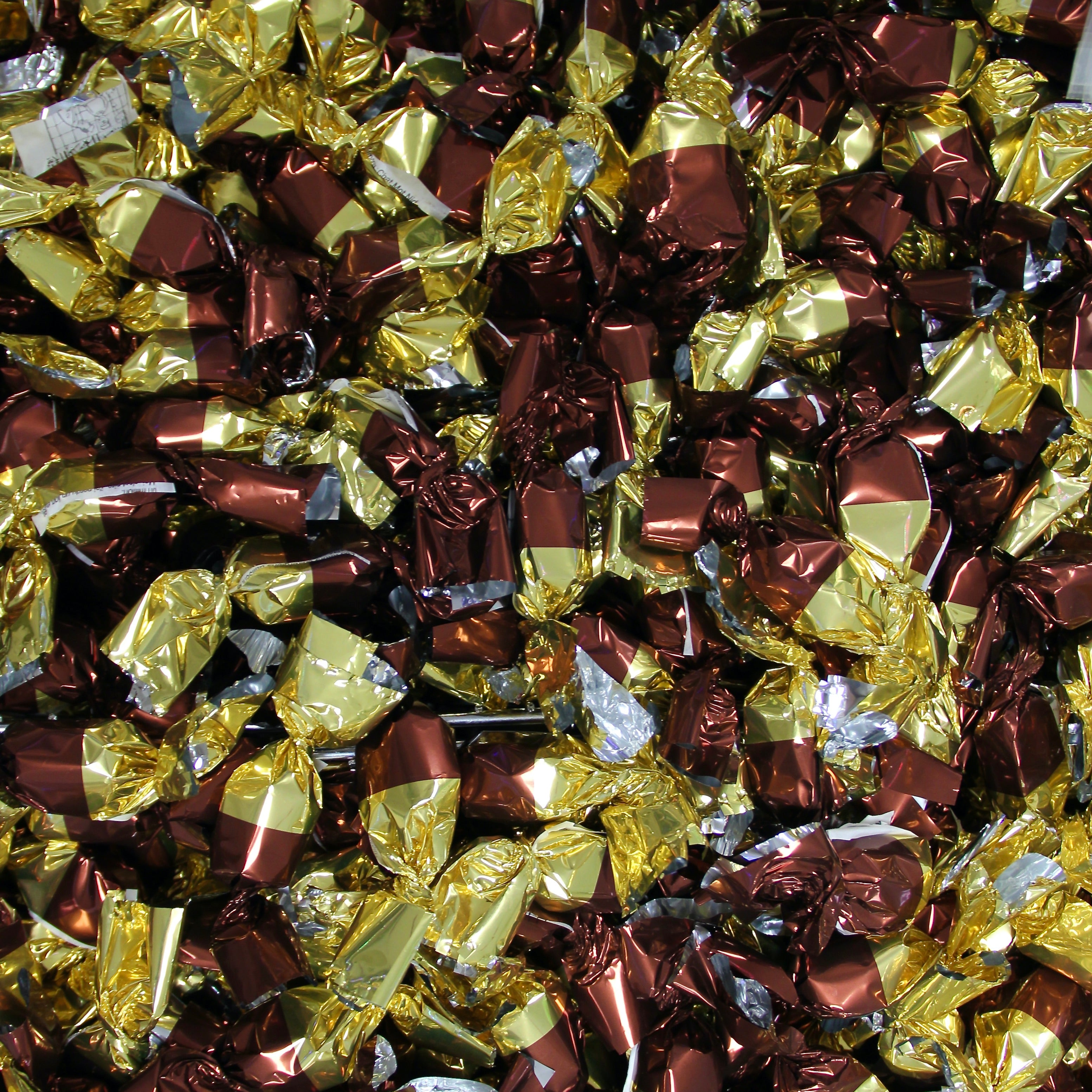 Papillotes Artisanales - praliné Malakoff noir