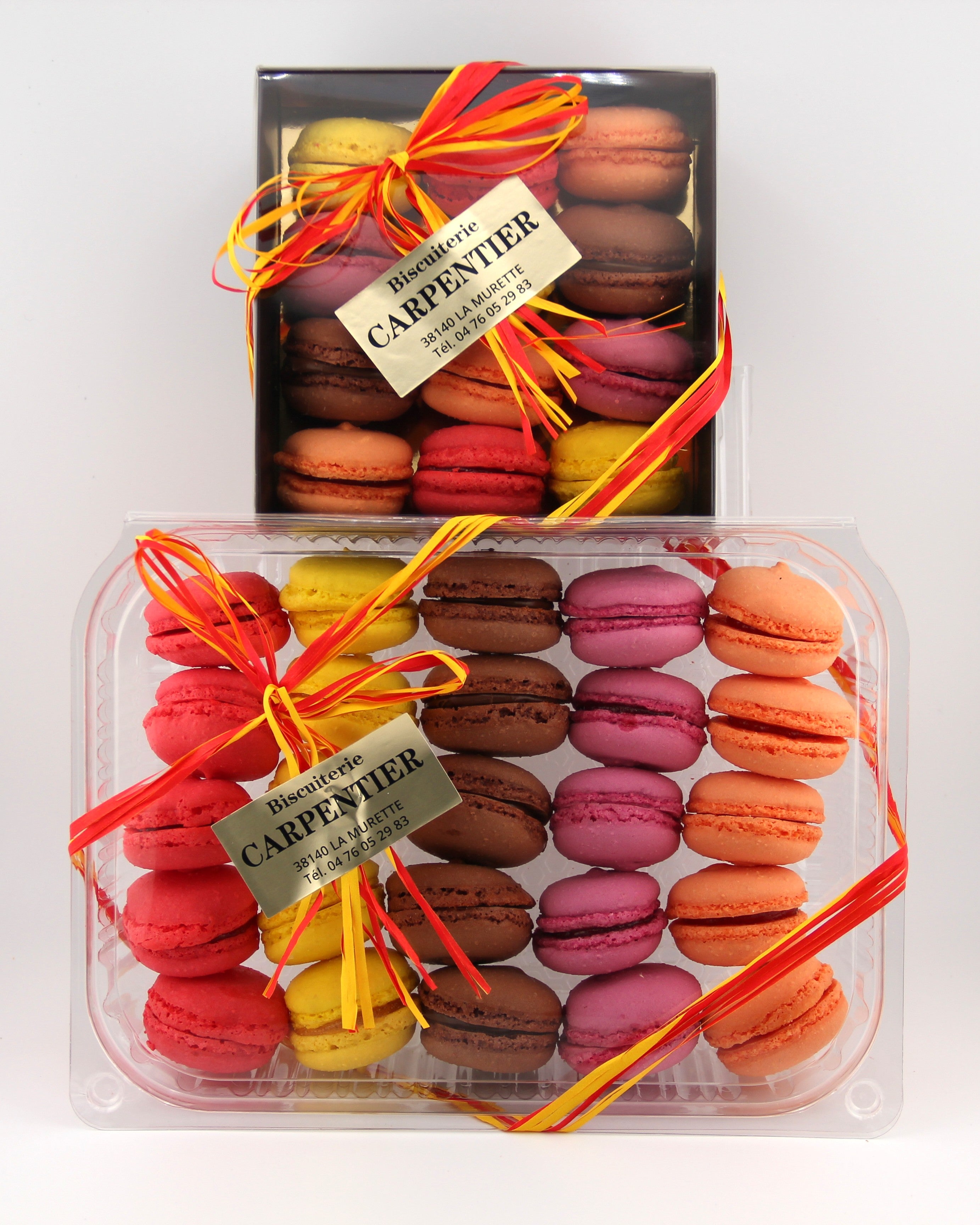 Barquettes Macarons couleurs
